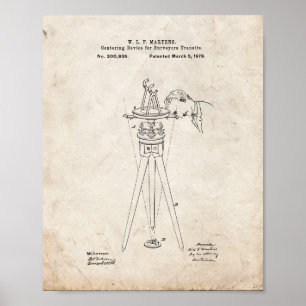Centring Device For Surveyors Transits Patent - O Poster
