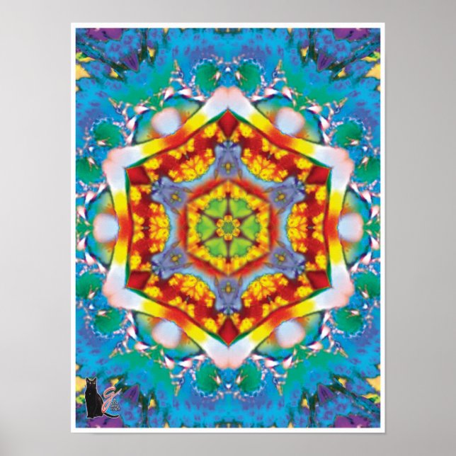 Centris Kinetic Collage Kaleidoscope Poster (Front)