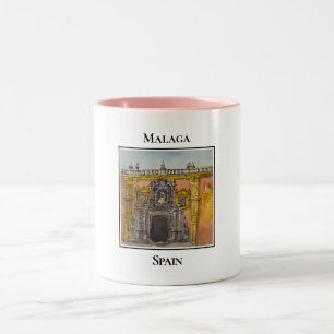 Centro Cultural Fundación Unicaja de Málaga, Spain Two-Tone Coffee Mug