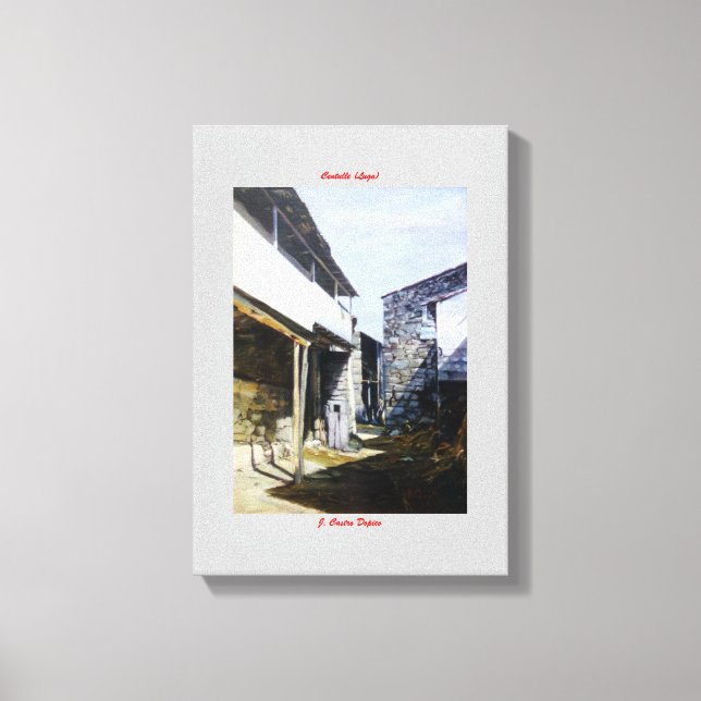 Centulle (Lugo) Canvas Print (Front)
