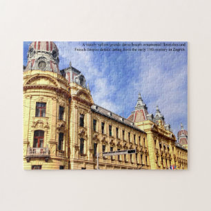 Centuries Old Building in Zagreb Croatia Jigsaw Puzzle