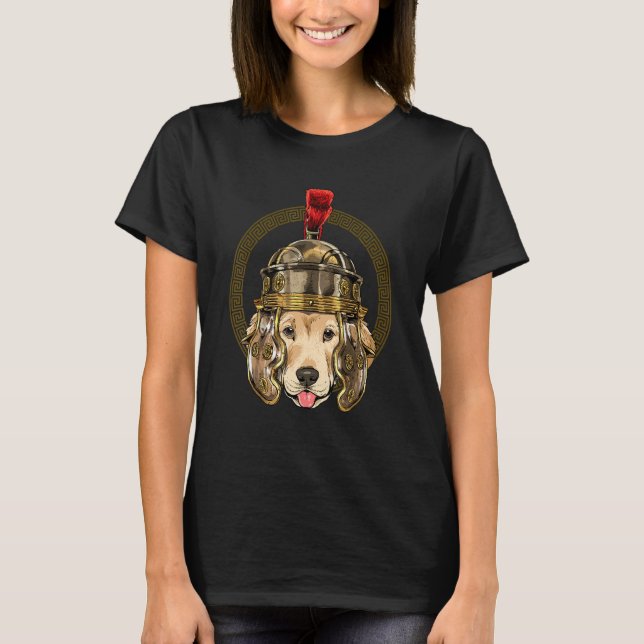 Centurion Labrador Retriever Ancient Rome Roman Em T-Shirt (Front)