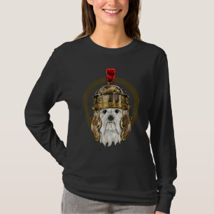 Centurion Maltese Ancient Rome Roman Empire Puppy  T-Shirt