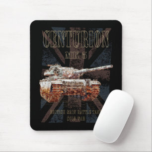Centurion MK 5 MBT. British Main Battle Tank Mouse Mat