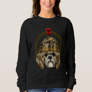Centurion Shih Tzu Ancient Rome Roman Empire Puppy Sweatshirt