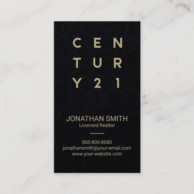 Century 21 Business Card (Front)