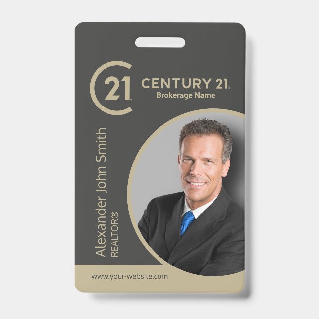 Century 21 Realtor ID Card Badge (Front)