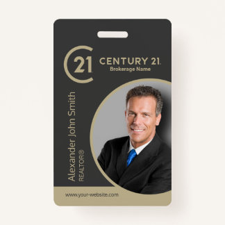 Century 21 Realtor ID Card ID Badge