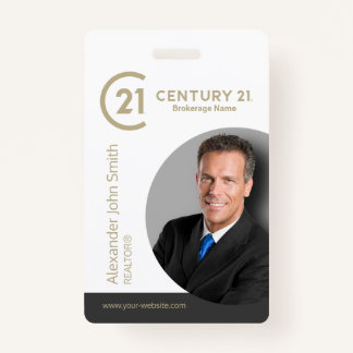 Century 21 Realtor ID Card ID Badge