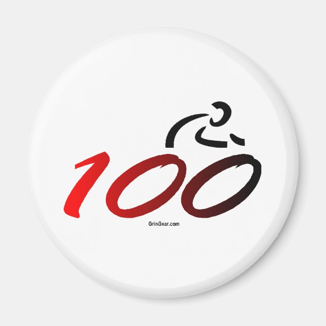 Century bike ride magnet (Front)