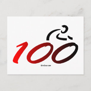 Century bike ride postcard