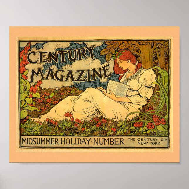 Century Magazine Midsummer Holiday Advertisement P Poster (Front)