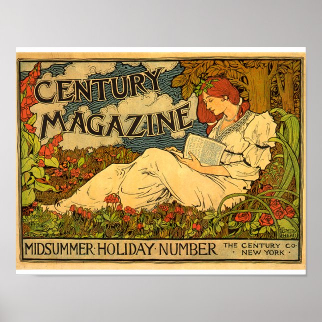 Century Magazine Midsummer Holiday Advertisement Poster (Front)