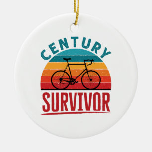 Century Survivor 100 Miles Club Ceramic Tree Decoration