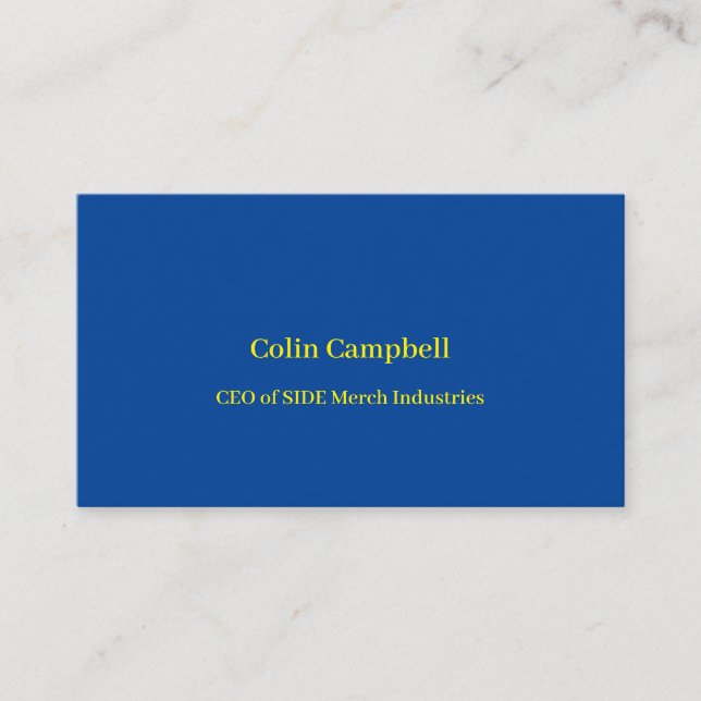 CEO Business Card (Front)