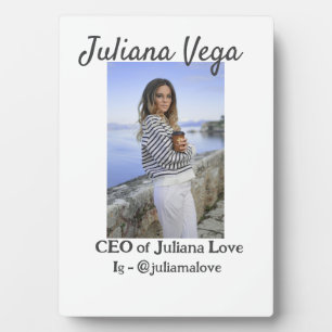 CEO business owner girl boss Instagram handle Plaque
