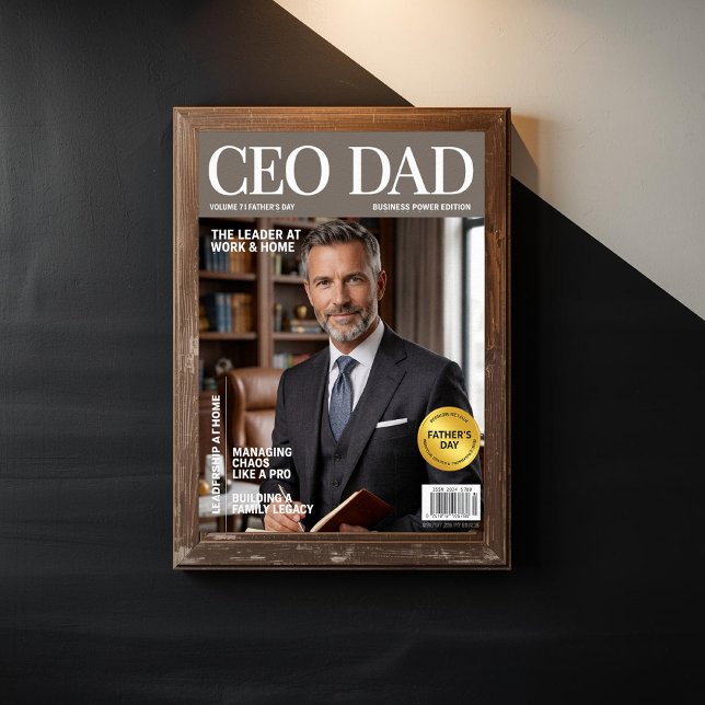 CEO Dad Personalised Father’s Day Poster (Creator Uploaded)