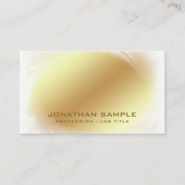 Ceo Employer Vip Businessman Elegant Luxury Business Card (Front)