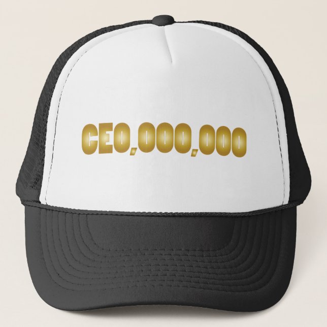 CEO fun attire Trucker Hat (Front)