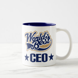 CEO Gift (Worlds Best) Two-Tone Coffee Mug