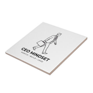 CEO mindset for businessman Tile