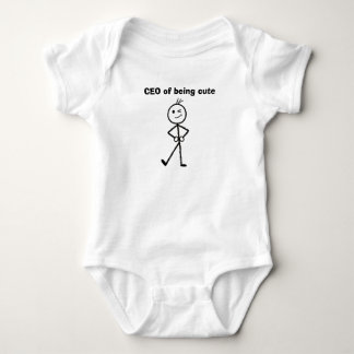 CEO of being cute funny Baby Bodysuit