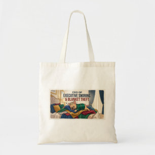 CEO of Blanket Theft Funny French Bulldog Design Tote Bag