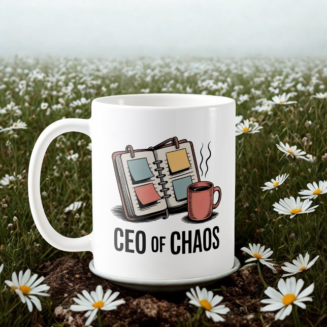 CEO of Chaos | Motherhood Multitasking Humor   Coffee Mug (Creator Uploaded)