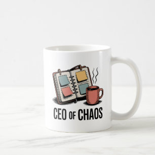 CEO of Chaos   Motherhood Multitasking Humor   Coffee Mug