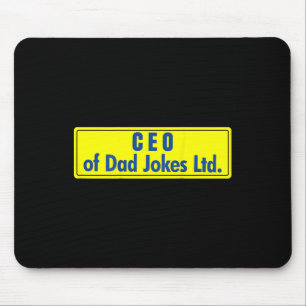 Ceo Of Dad Jokes Bbq Patriotic American Dad Art On Mouse Mat
