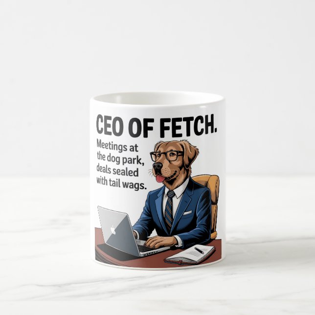 CEO of Fetch Coffee Mug (Center)