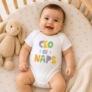 CEO of Naps Cute Modern Baby Shower Gift Bodysuit