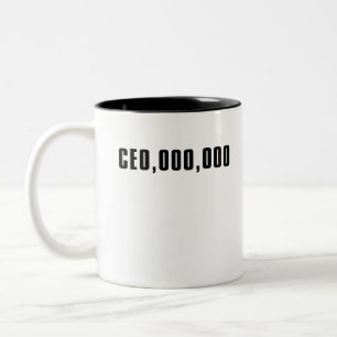 CEO, OOO, OOO Two-Tone COFFEE MUG
