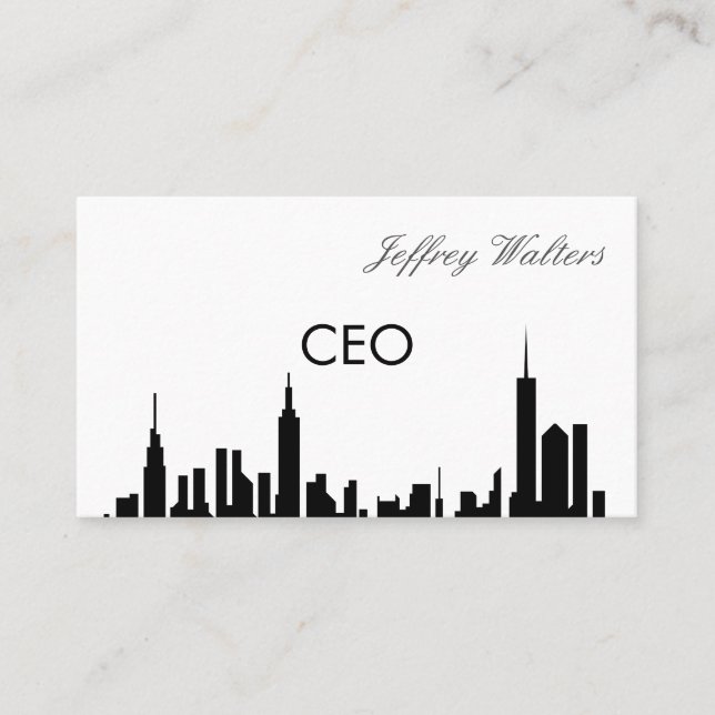 CEO | Professional Business Card (Front)