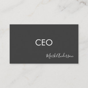 CEO Signature Series Business Card