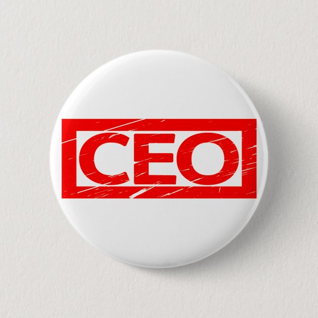 CEO Stamp 6 Cm Round Badge (Front)