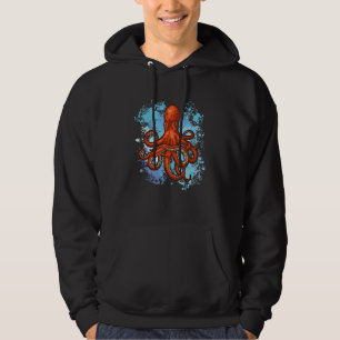 Cephalopod octopus cuttlefish giant squid oceanogr hoodie