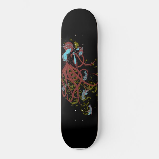Cephalopod Sushi Skateboard (Front)