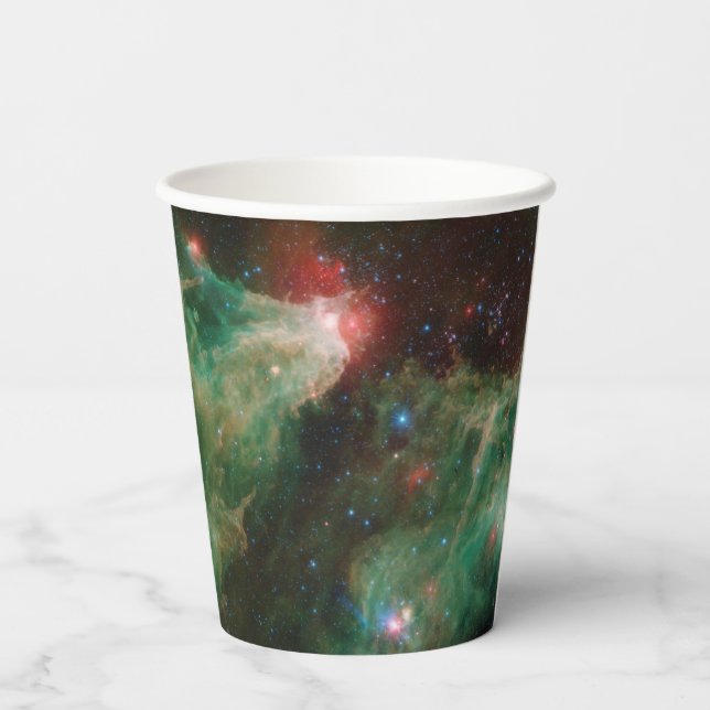 Cepheus B and C Green Nebula Paper Cups (Back)