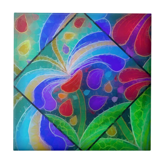 Ceramic accent tile (Front)