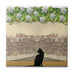 Ceramic Anton Pieck tile