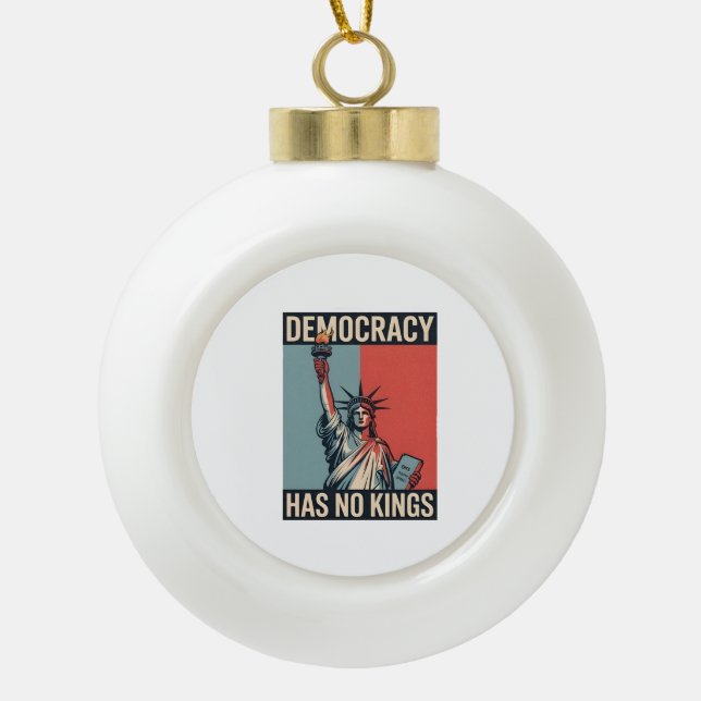   CERAMIC BALL CHRISTMAS ORNAMENT (Front)