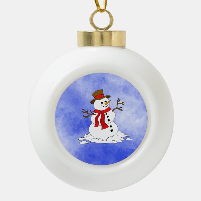 Ceramic Ball Ornament (Front)