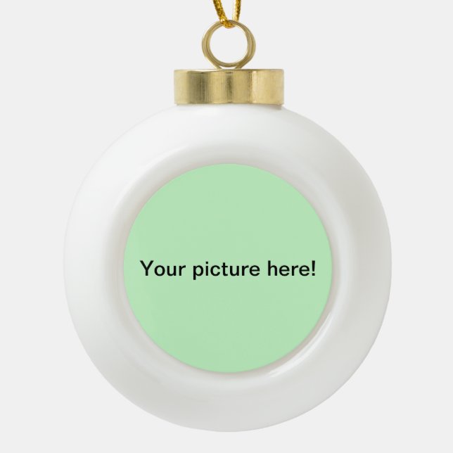 Ceramic Ball Ornament (Front)