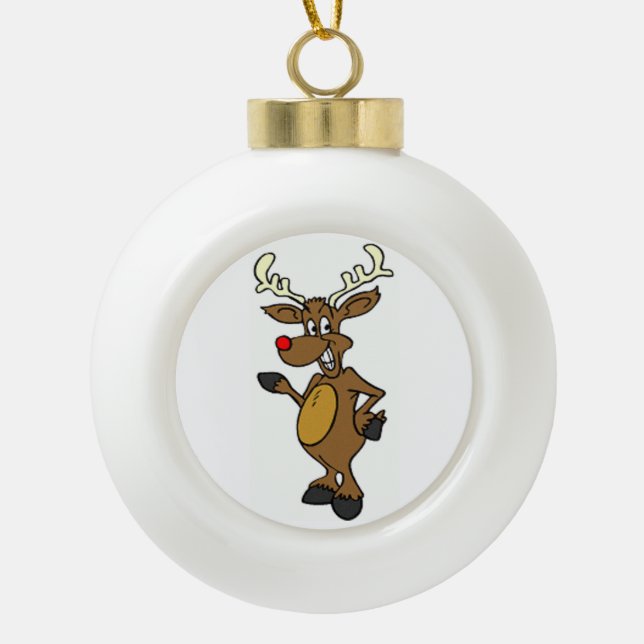 Ceramic Ball Ornament (Front)