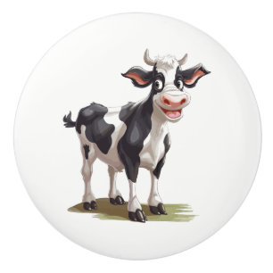 Ceramic Cabinet Knob-Cow Knob