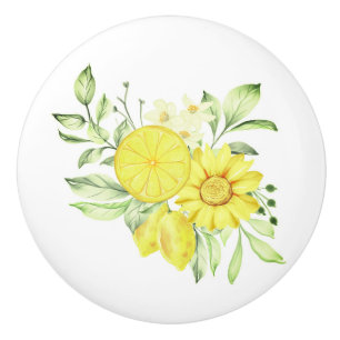 Ceramic Cabinet Knob-Lemons Ceramic Knob