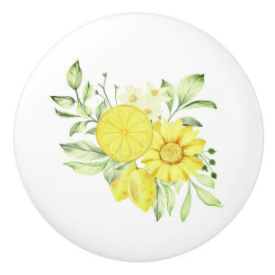 Ceramic Cabinet Knob-Lemons Ceramic Knob