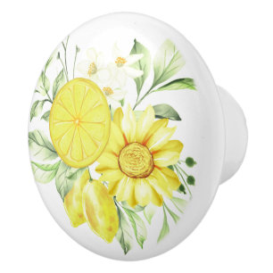 Ceramic Cabinet Knob-Lemons Ceramic Knob
