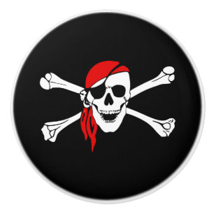 Ceramic Cabinet Knob-Pirate Ceramic Knob